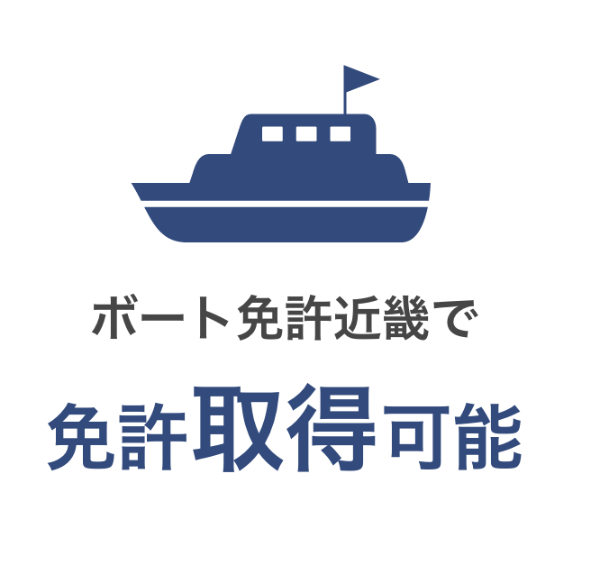 ボート免許近畿で免許取得可能